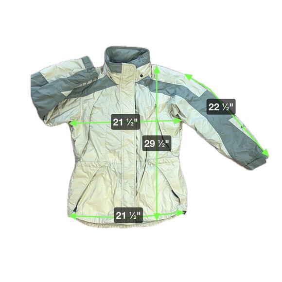 Columbia Coat Jacket Full Zip Hood Insulated Interchangeable Core Shell Womens M - Picture 15 of 15